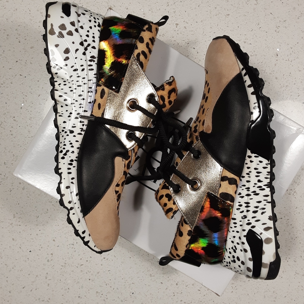 Steve Madden Cliff Animal Print Sneaker